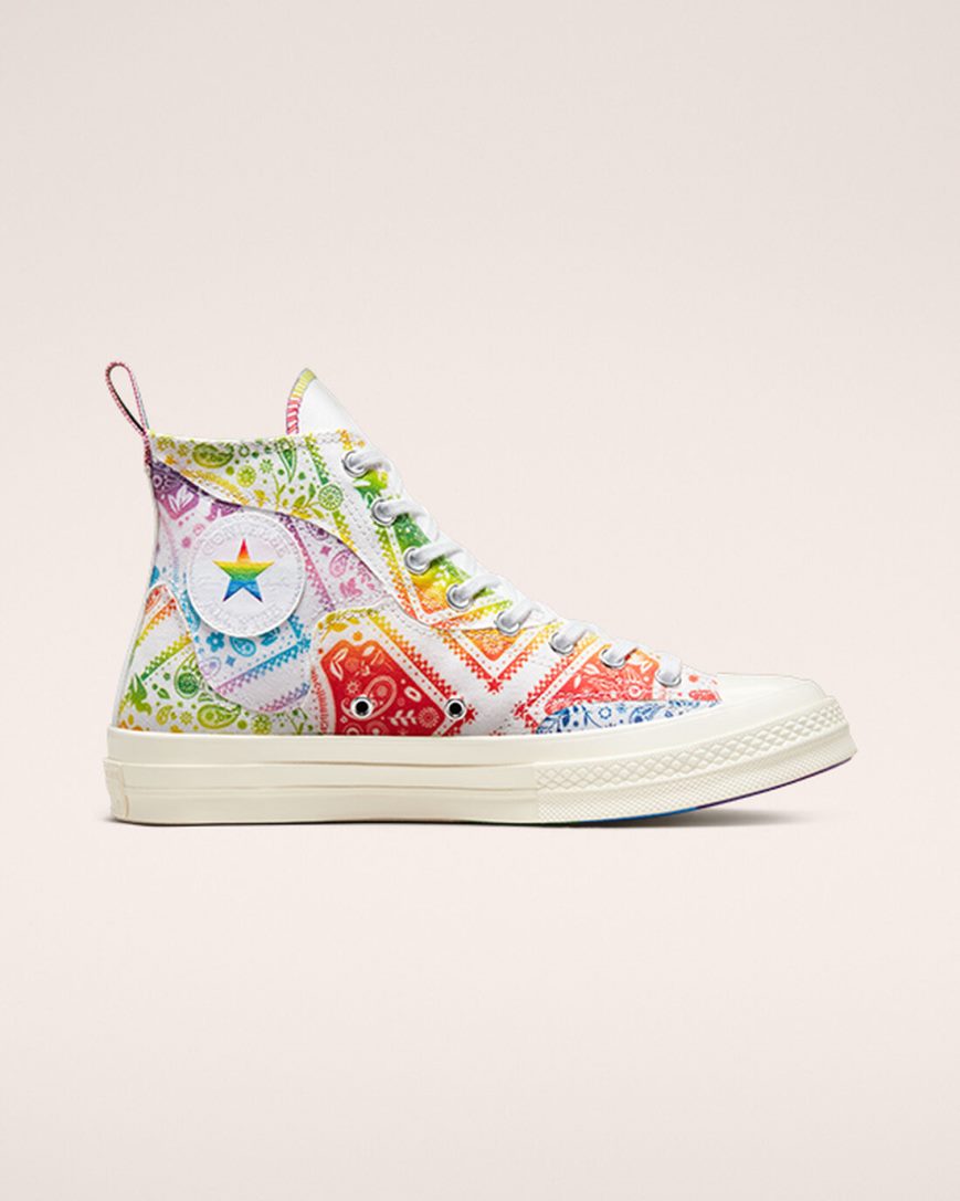 Tenisky Vysoke Converse Chuck 70 Pride Damske Biele Červené | SK DIKFE0